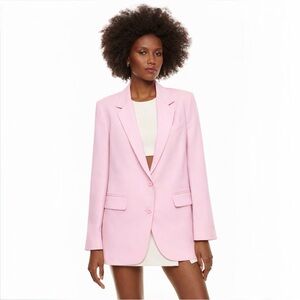 Babaton Aritzia Pink Tailored Blazer Jacket Soft Pastel XXS